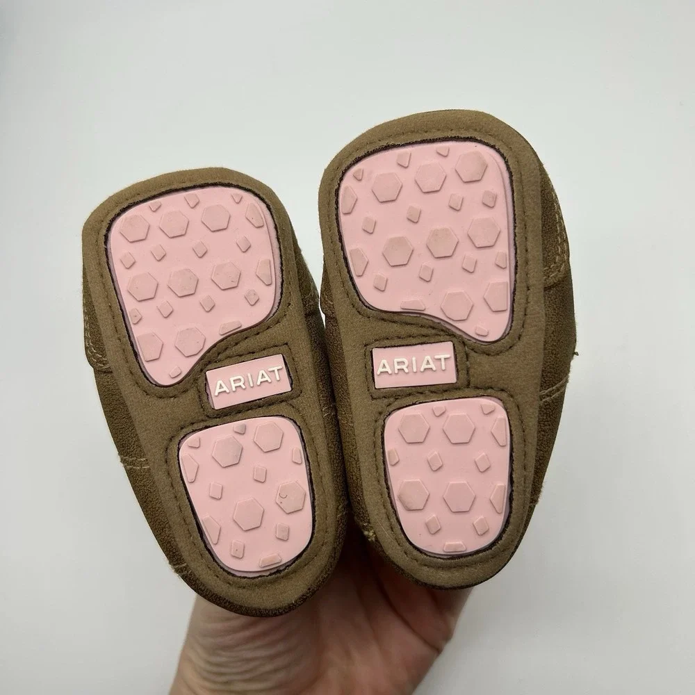 ARIAT Lil Stompers Anna Slip On Shoes Size 4 (9-12 Months) Cruiser Casual Girls